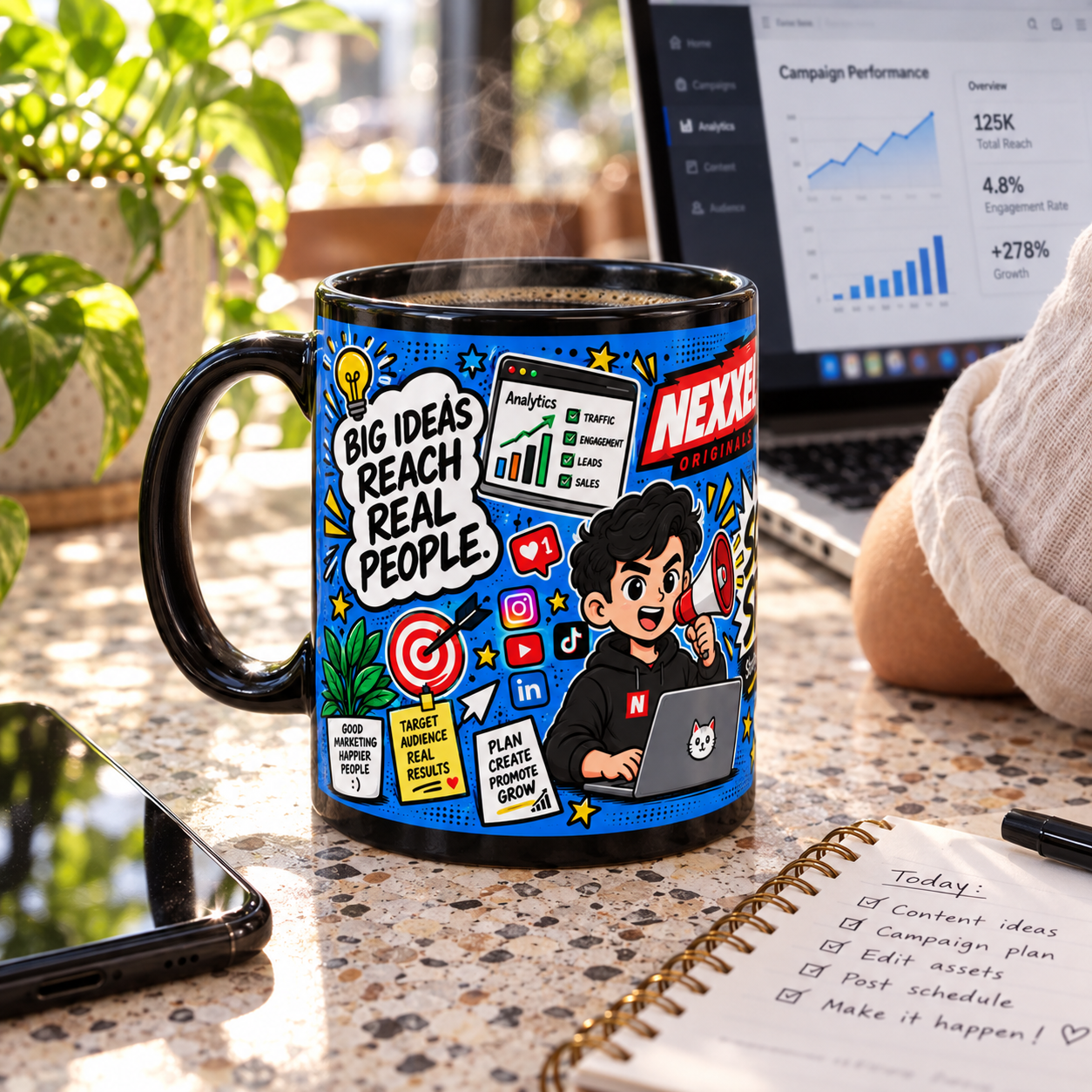 Scroll Stopper Mug