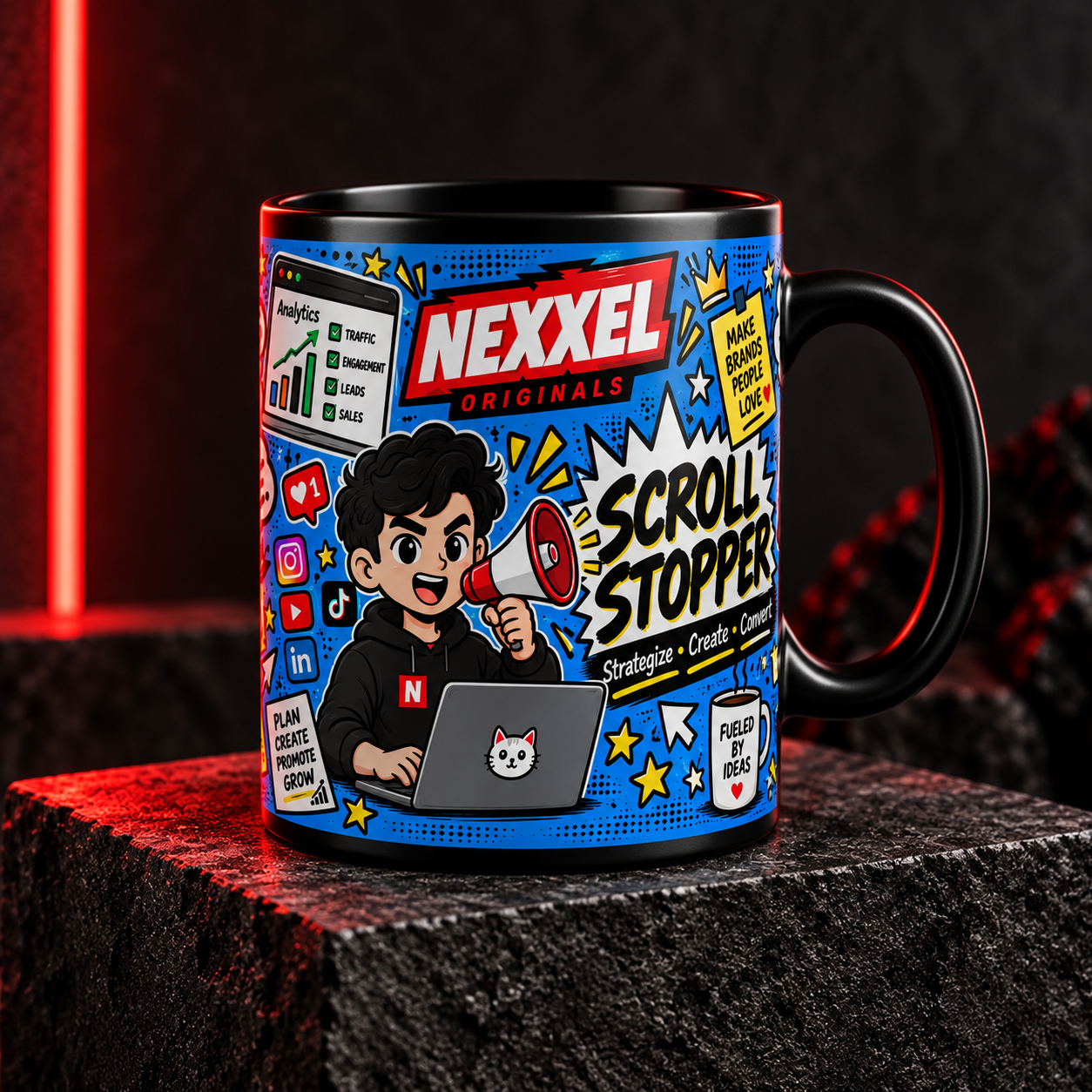 Scroll Stopper Mug