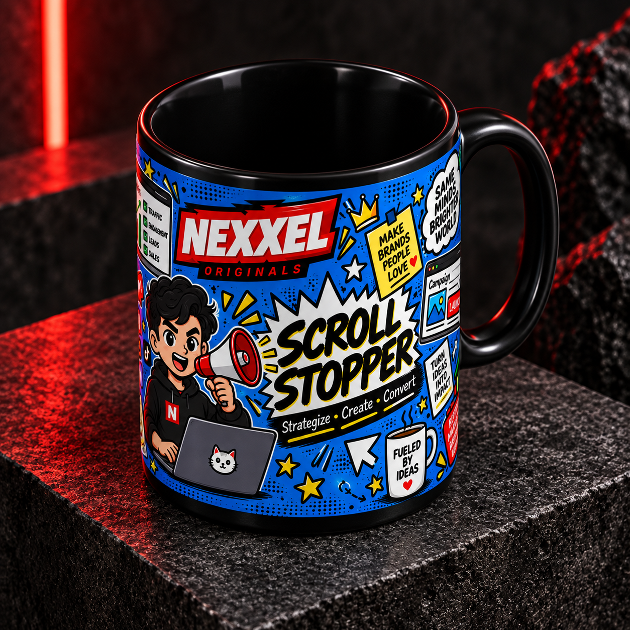 Scroll Stopper Mug