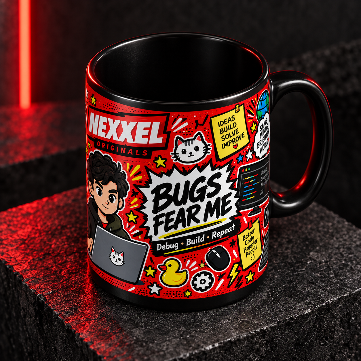 Bugs Fear Me Mug