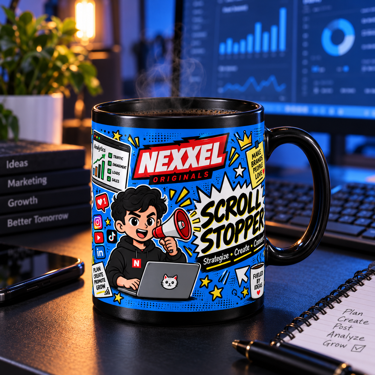 Scroll Stopper Mug